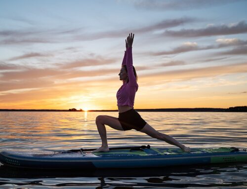En Lanzarote, Yoga Sup en tu piscina